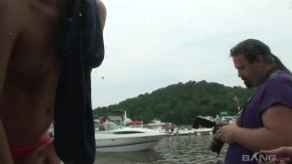 Stacey Starts To Strip In Front Of Everyone On The  Boat