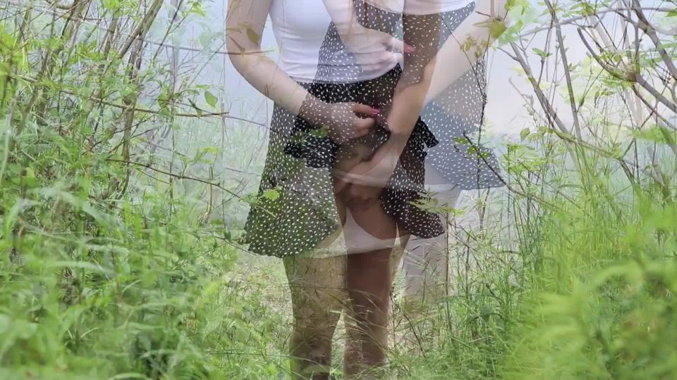 My first Public undressing and pussy masturbation. Erotic nature walk by the lake public 