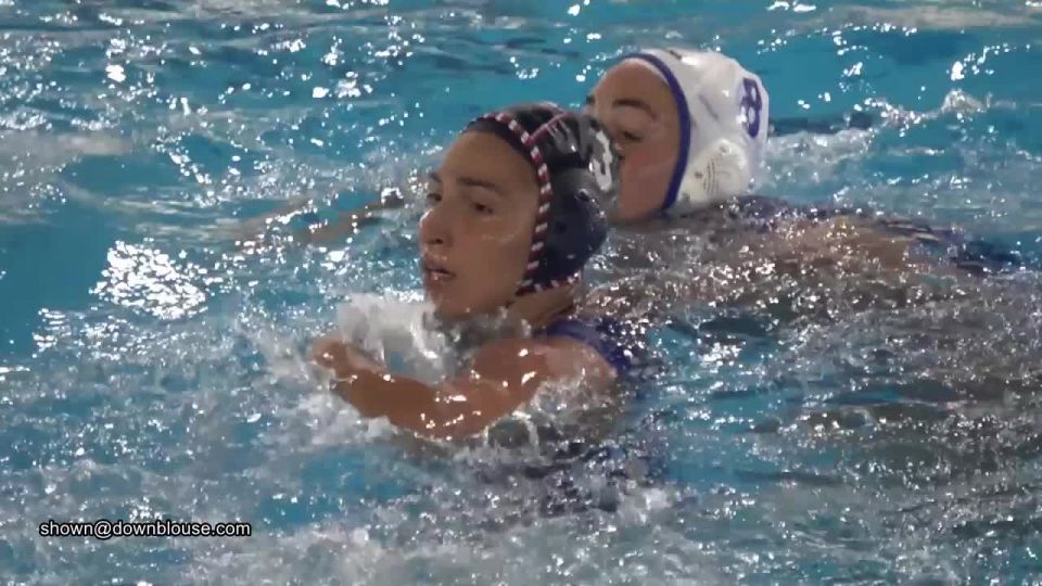 Huuuge waterpolo nipple  slip