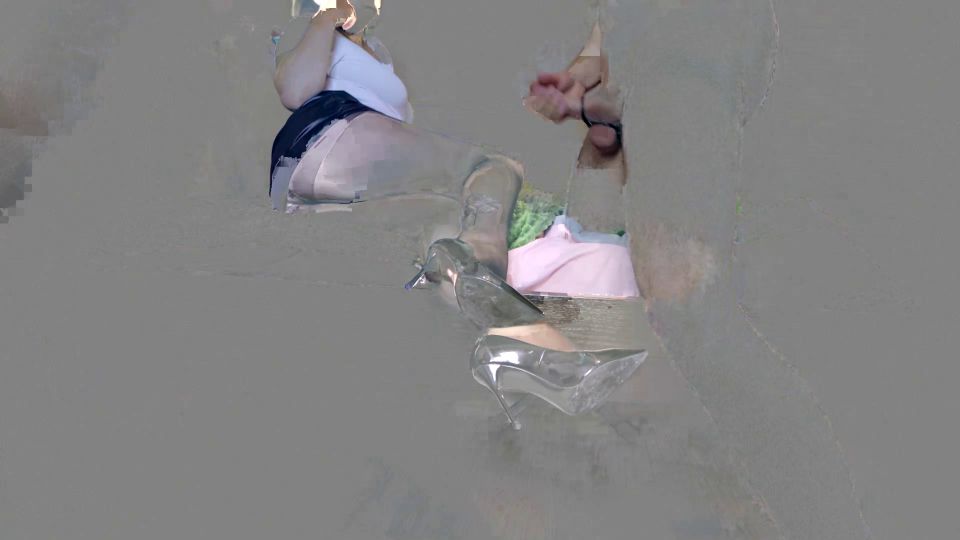 Alina Rose STEPBROTHER ASKED FOR HELP TO CUM - PANTYHOSE TEASE WHILE JERKS OFF ON HER