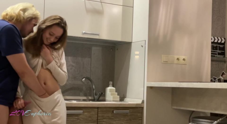 free video 25 LOVEuphoria - I could not Resist and Cum Inside her Pussy in the Kitchen  - creampie - hardcore porn amateurs wanted
