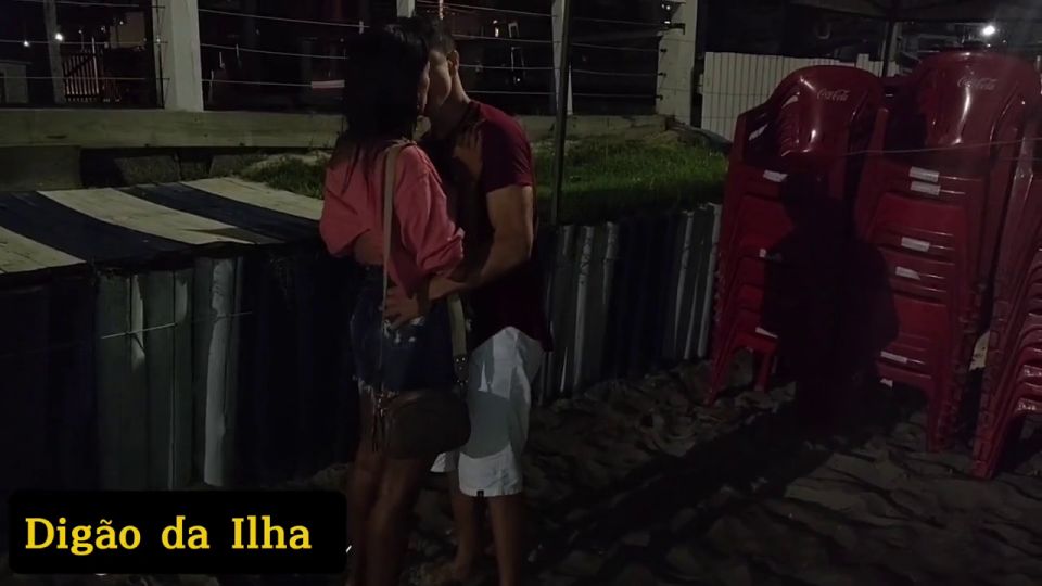 Diego da Ilha - charming married woman caught on the beach, filmed by surveillance camera and the cuckold