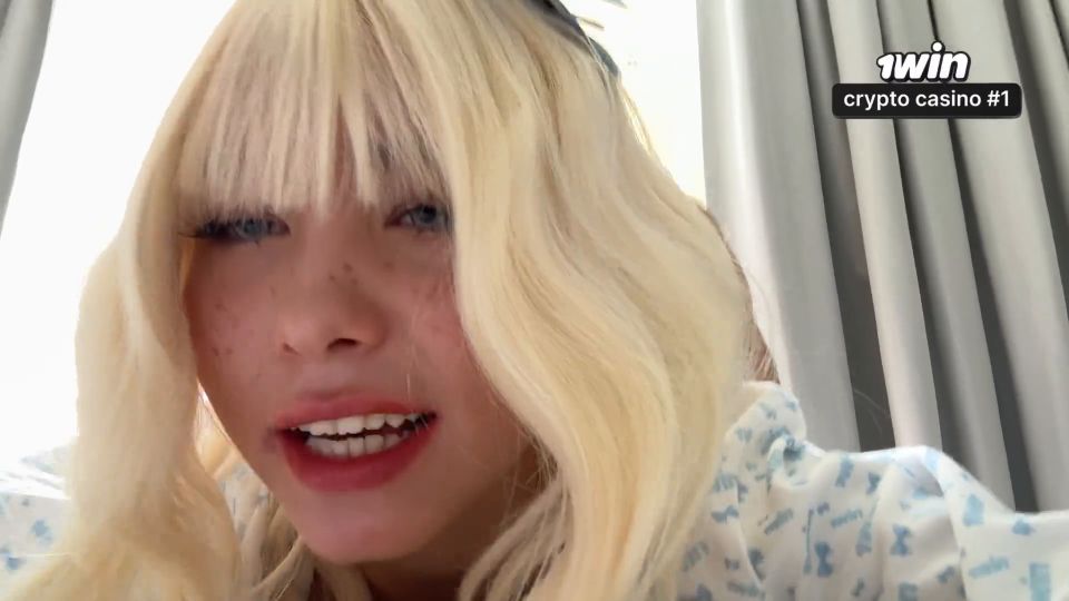 [K2S.CLUB] LilKarina2 - Asian blonde is covered in cum - FullHD 1080P