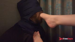 For Valentines Day He Deepthroats My Toes  Foot Gagging  Foot Worship  Toe Sucking