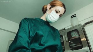 Testicles Removal Surgery and Stitching on a Respirator.