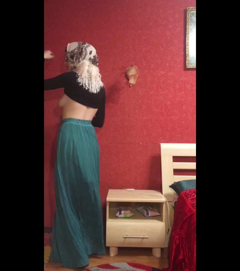 Virtik Baby in 029 Muslim Woman Dances Oriental Dance and Exposes her Breasts on teen 