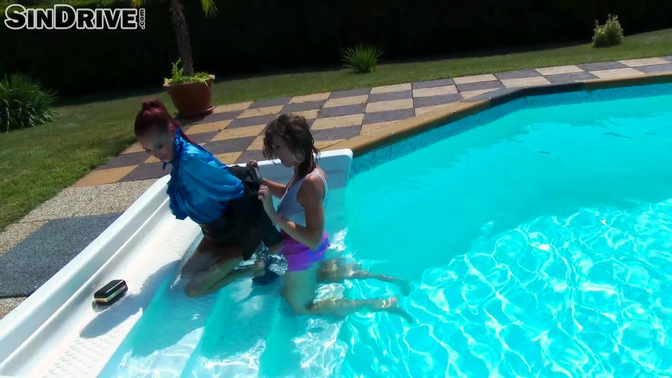 Rimming At The Rim Of The Pool! Wetlook Lesbos Love That Ass! - (Hardcore porn)