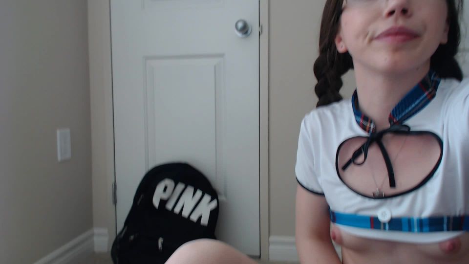 Lilcanadiangirl - Peluda chica de la escuela coño - Dedos
