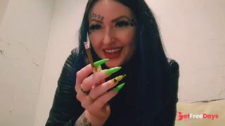 Sexy cigarette smoking. Smoking fetish from a beauty.