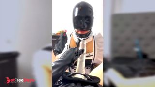 FemdomFemale POV - Humiliation of Sissy slave with foot gagging and dildo facefuck PART 1