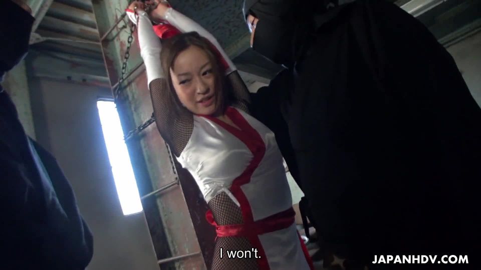 Maria Ono - Maria Ono is the prisoner of two ninjas - Asian