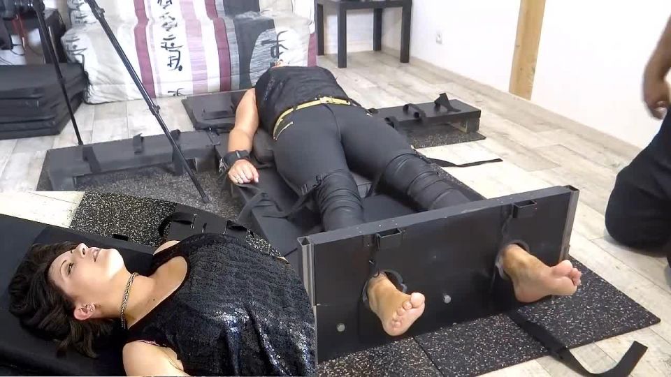 clip 19 FrenchTickling – The Tickler Drives The Dominatrix Crazy – Bare Feet - femdom - feet porn femdom sex positions