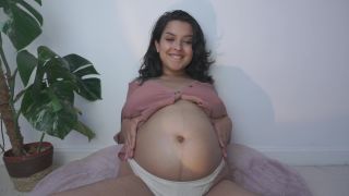 Femdom Femdom porn  mayapetite - Cum On My Pregnant Belly 