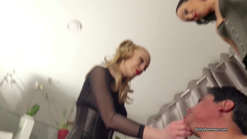 online xxx clip 31 Dirty Dommes: Fetish Liza, Lilse Von Hitte - Faceslapped piece of meat on fetish porn limp fetish