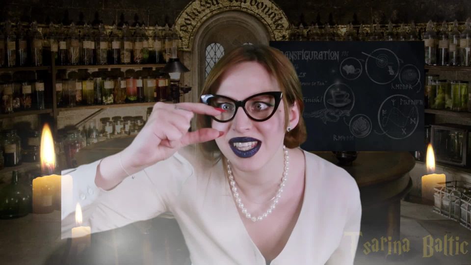 adult video clip 24 giantess girl fetish Tsarina Baltic - Cock Shrinking Spell Part 1, slave training on femdom porn