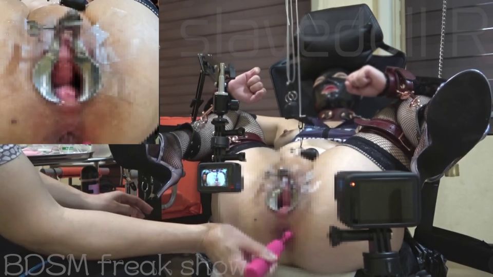 BDSM_slave_life - 【変態奴隷人形･Rの生態】Vol.008 まんこバキューム…アナルディルド大量潮吹き…吸引カップに溜まる汁…うめき声…白目剥きイキ！