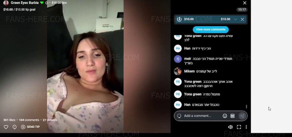 Green Eyes Barbie (greeneyebarbie) - First Live Show (Amateur porn)