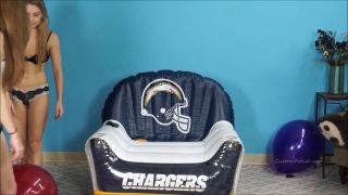 Custom Fetish - Julie Kim Sit Pop an Inflatable Chair - Fetish