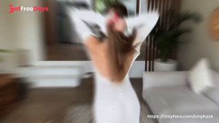 Transparent Dress See Through Try On Haul by Cute Brunette Amy Haze