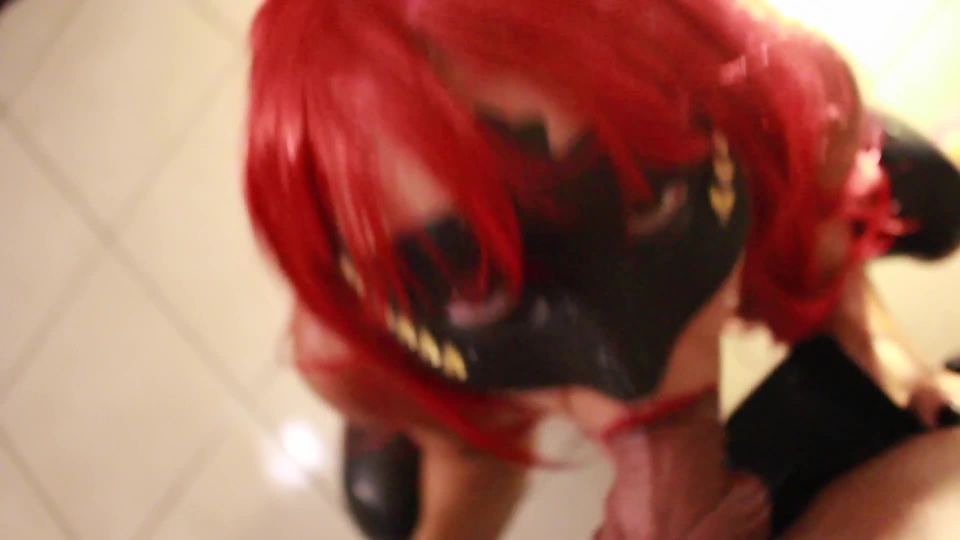 Secretcrush  On My Knees Giving Daddy A Sloppy Blowjob In My Latex Outfit 1080p