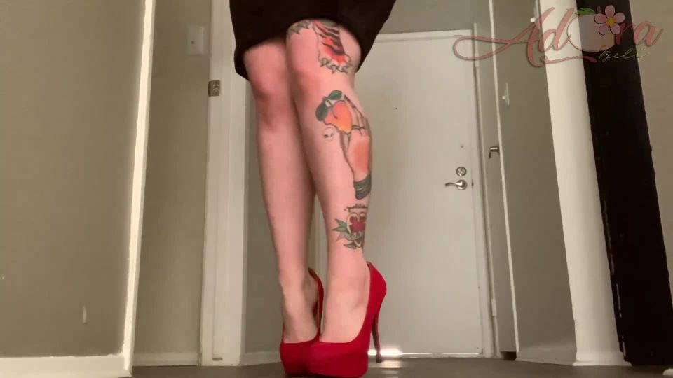 video 47 cara delevingne foot fetish pov | Adora bell - Red Heels Muscular Calves | footjob