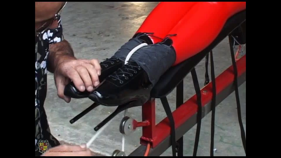 free adult video 12 HouseofGord: Trussed and Transported on high heels porn bikini fetish