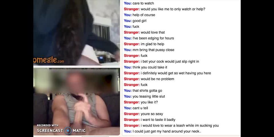 Cute horny amateur girl teasing and fingering pussy in videochat omegl ...