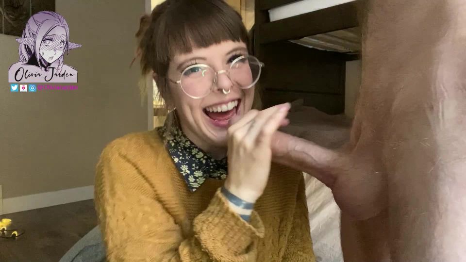 Many Vids: Olivia Jarden Nerdy Studybreak Blowjob Cimaheagao - Oliviajarden