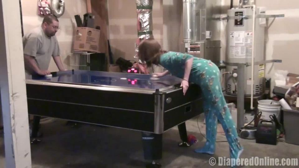 Diaperedonline2Natalia Natalia Air Hockey in Footie PJs