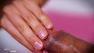 NatalieFlowers - Closeup Teasing Blowjob with Manicured Nails