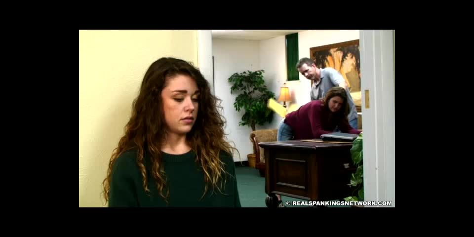 Two Girl School Corporal Punishment Paddling (Part  2)