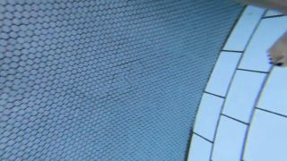 UNDERWATER IN THE POOL RISKY PUBLIC SEX