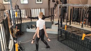 Brutal Booted Ballbusting Punished Bound And Ballbusted In Knee High Boots Madam M (Fetish porn)