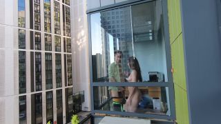 online xxx clip 20 hardcore dp Redkittycat Spying on the Neighbors Public Sex on the Balcony, hardcore on hardcore porn