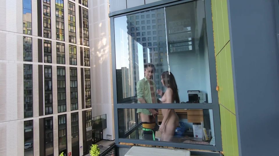 online xxx clip 20 hardcore dp Redkittycat Spying on the Neighbors Public Sex on the Balcony, hardcore on hardcore porn