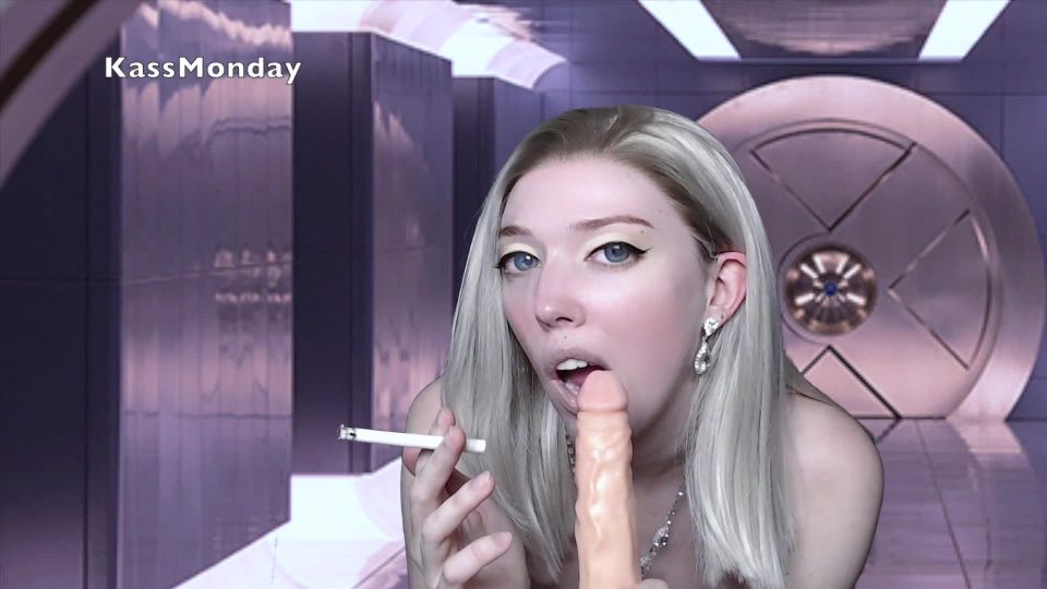 Smoking Emma Frost Blowjob In The XMansion - Smoking