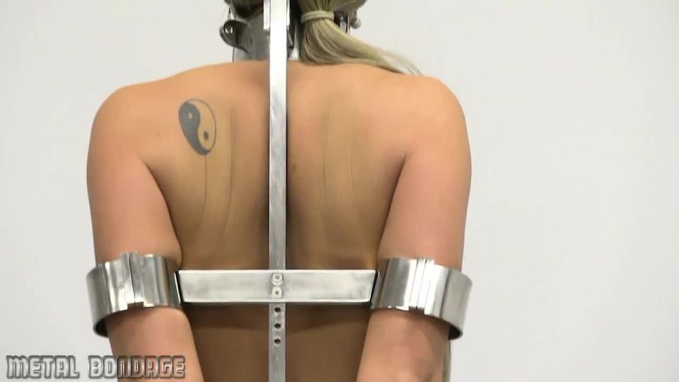 xxx video 28 Metal Bondage – Natalia Forrest vs the Posture Trainer, bdsm sex toys on bdsm porn 