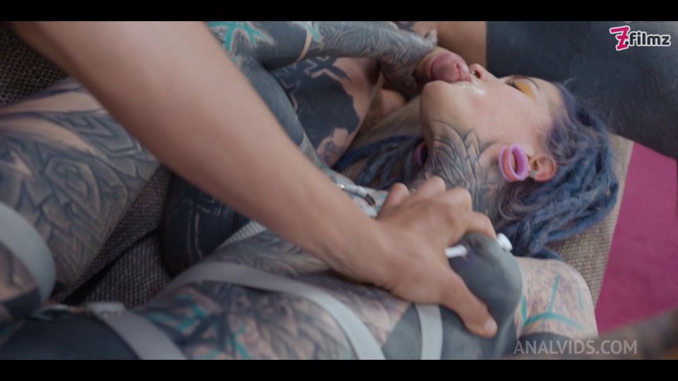 Anal Vids - chica pesada tatuaje Anuskatzz/DAP, ANAL, tragar, gape, prolapso, tounge partido mamada - ZF006 - Anal