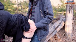 A Stranger Caught Me Masturbating In The Forest And Fucked Me 1080p