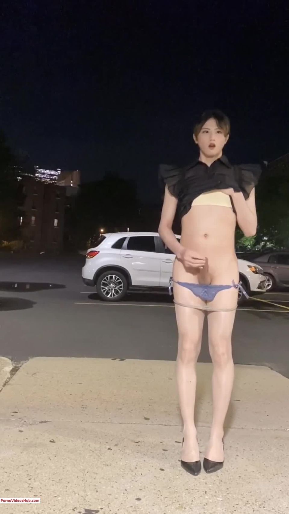 online xxx video 13 Suki TRANS – Masturbate and Cumshot in Parking Lot – $9.99,  on shemale porn 