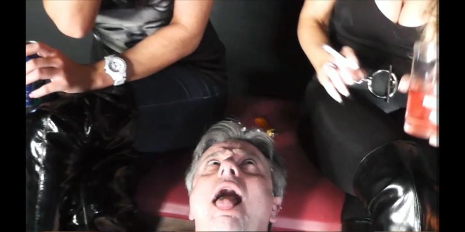 A HUMAN ASHTRAY FOR US.