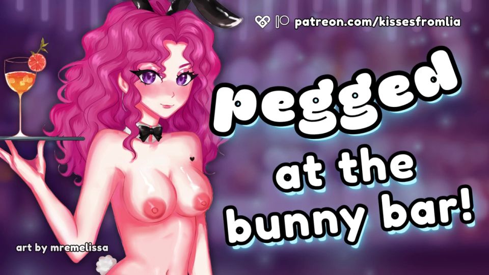 KissesFromLia - Pegged by a Cute Waitress at the Bunny Girl Bar! [F4M] [F4TM] [femdom audio]