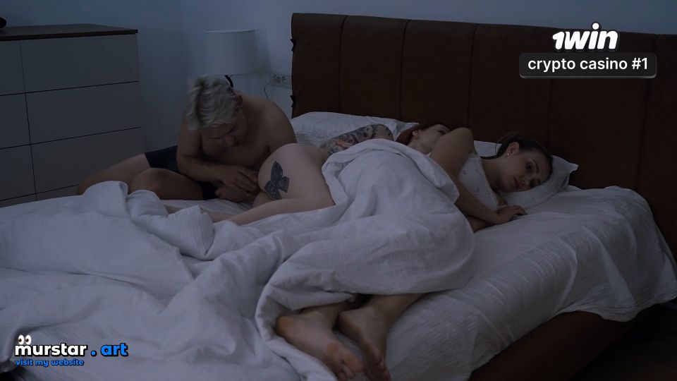 6281 Step Mom And Step Sister Share Bed With Step Son In Wild...