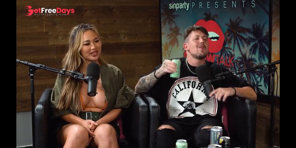 Nikki Benz and Kazumi Fuck Cancer Patient Live on Podcast