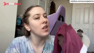 She Cant Get Enough Of Her Own Pussy Smell and Squirt Panty Licking Compilation