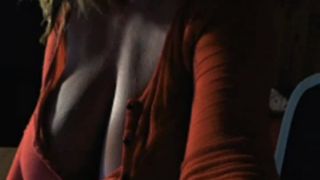 Rose - webcam - macromastia – Colossal in red buttendown top - Big boobs