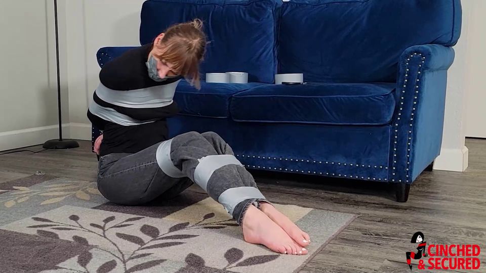 Cara Day - Tape Tied, Barefoot, Hogtied and Gagged Downl...