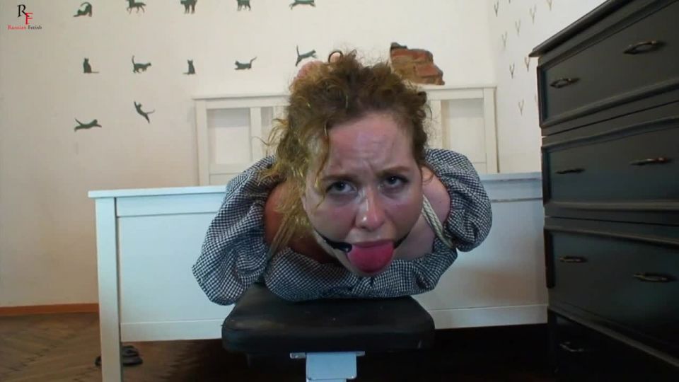 Polina. Tight Hogtie And Huge Ball Gag Quick View Porn - ...