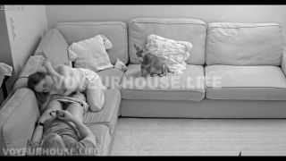 RealLifeCam: Leora's Intense Sofa Handjob to Paul HD720p