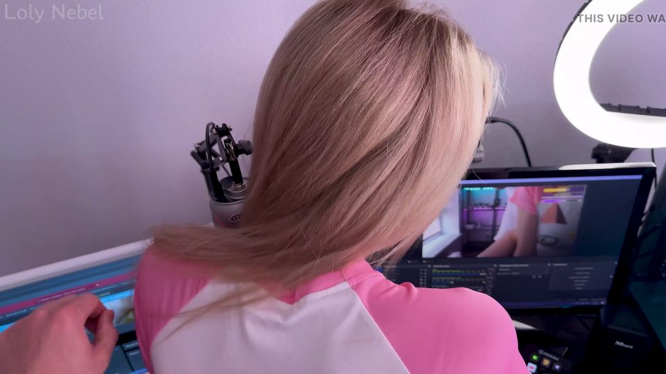 Loly Nebel - Stepsister Is Engaged In Webcam! I Fuck Her! Ultra HD/4K - Young teen